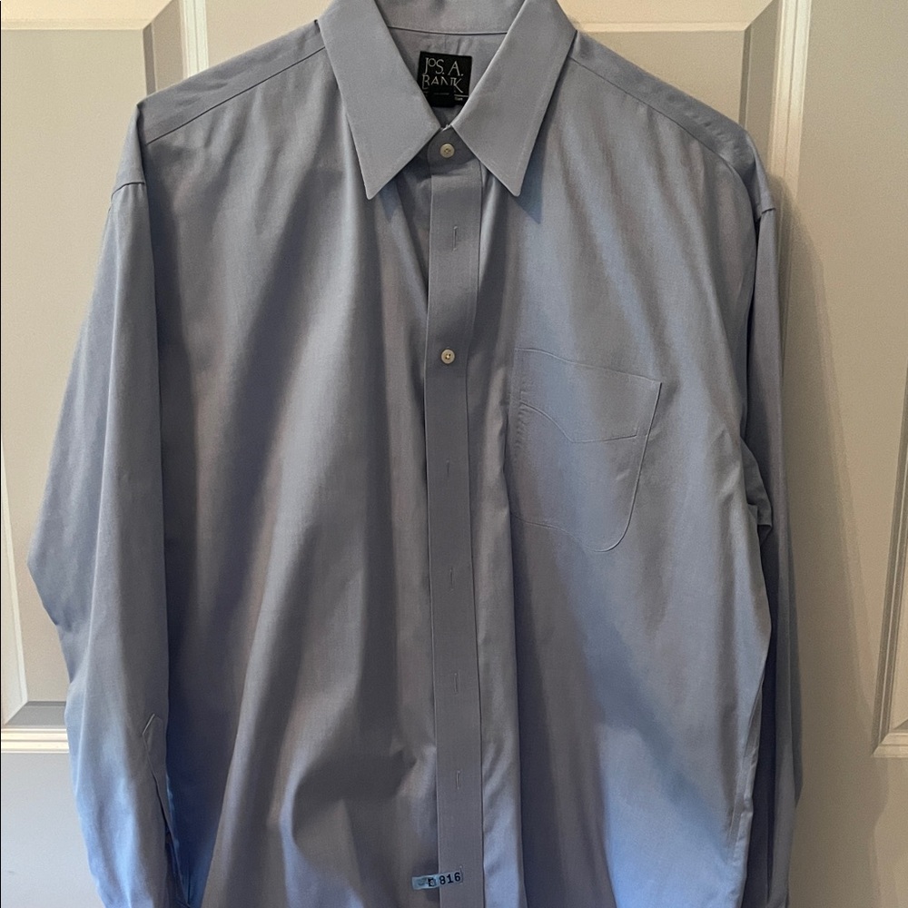 Jos. A. Bank Men's Steel Blue Dress Shirt